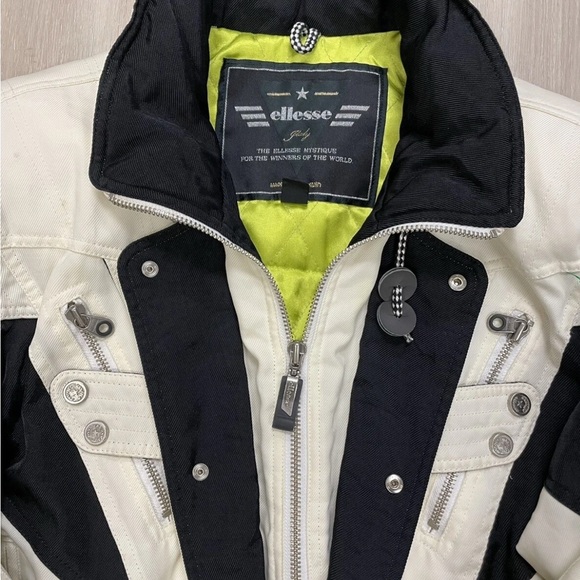Vintage 90s Ellesse x Goldwin JAPAN EXPORT Italy Ski Racing Jacket 
Womens Lrg - Picture 5 of 11